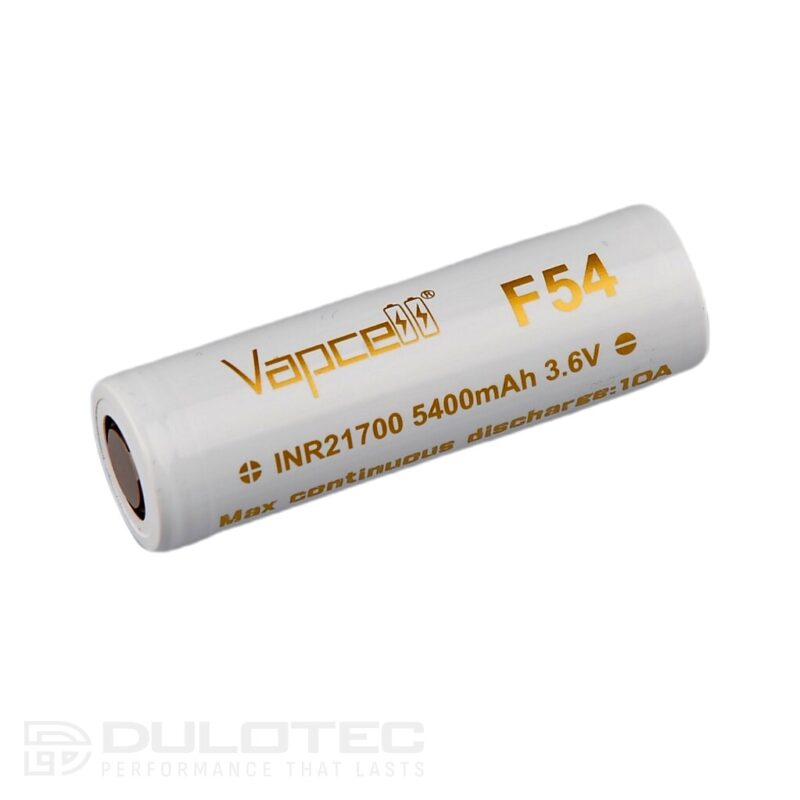 Baterie Vapcell 21700 F54 5400 mAh 10 A » Lanternaputernica.RO