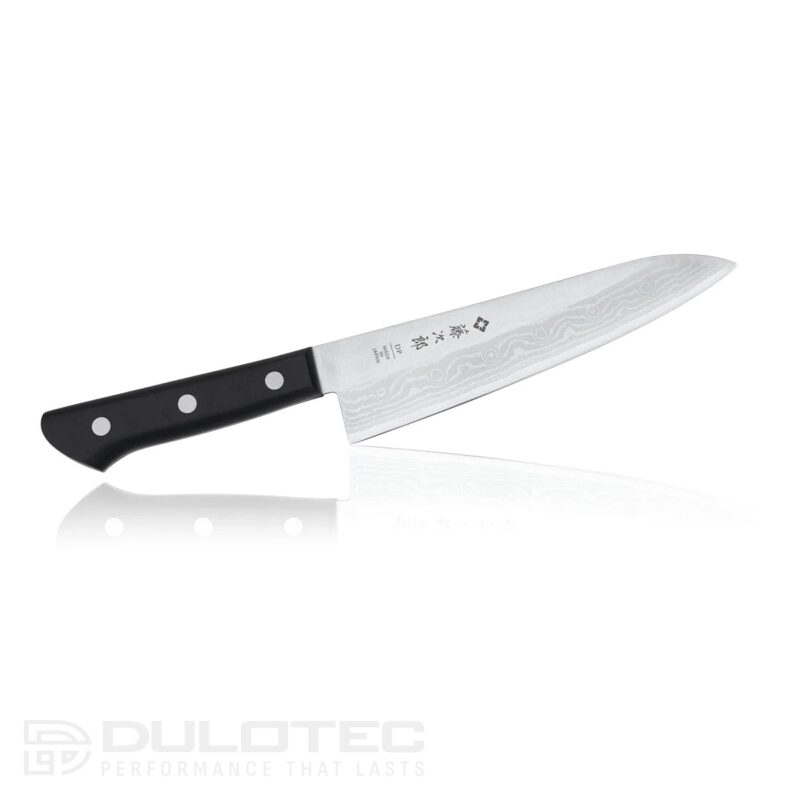 Cuțit de bucătar Tojiro DP Damascus, 180 mm, F-332 – VG10 – laminat cu 37 de straturi » Lanternaputernica.RO