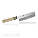 Cuțit de bucătărie Fuji Cutlery Ryutoku Santoku FC-579 cu mâner din lemn de magnolie » Lanternaputernica.RO