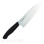 Cuțit de bucătărie Santoku Fuji Cutlery FC-680 Wisteria — Negru » Lanternaputernica.RO