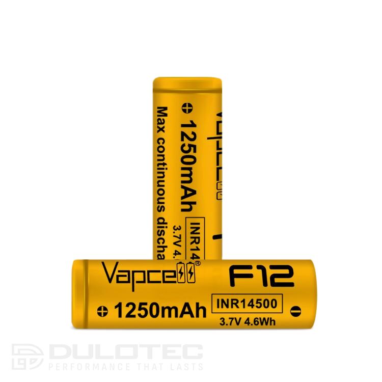 Baterie Vapcell 14500 F12, 1250 mAh, 3 A » Lanternaputernica.RO