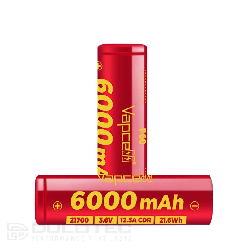 Baterie Vapcell F60 21700, 6000 mAh, 12,5 A » Lanternaputernica.RO