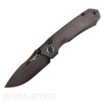 Cuțit pliabil Dulotec K261-RD cu mâner din G10 cu acoperire din carbon și lamă din oțel D2 » Lanternaputernica.RO