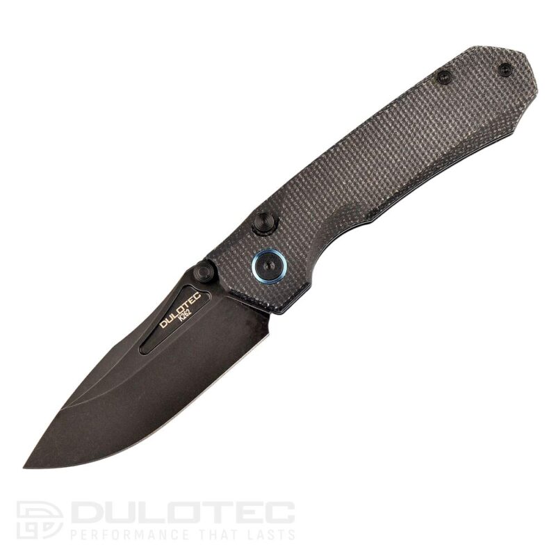 Cuțit pliant Dulotec K262-BK cu mâner din Micarta și lamă din oțel inoxidabil 14C28N » Lanternaputernica.RO