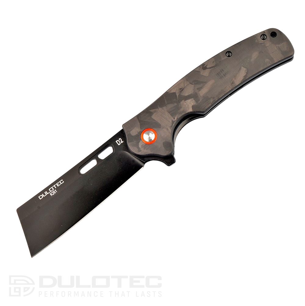 Cuțit pliant Dulotec K261-BK cu mâner din G10 cu acoperire din carbon și lamă din oțel D2 » Lanternaputernica.RO Cuțit pliant Dulotec K261-BK cu mâner din G10 cu acoperire din carbon și lamă din oțel D2 » Lanternaputernica.RO