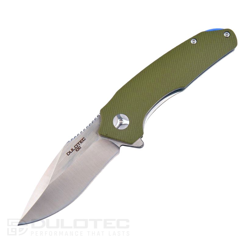Cuțit pliant Dulotec K263-GN cu mâner din G10 și lamă din oțel D2 » Lanternaputernica.RO