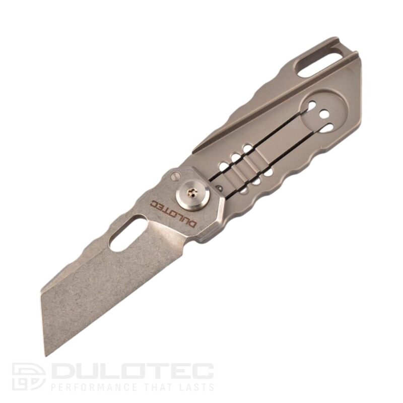 Cuțit pliabil din titan Dulotec K906 – Gri » Lanternaputernica.RO