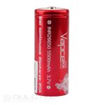 Baterie Vapcell 26650 de 5500 mAh, 20 A, cu polul pozitiv proeminent » Lanternaputernica.RO