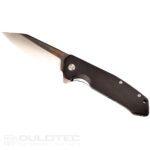 Cuțit pliant Dulotec K250-GR – mâner din Micarta și oțel pentru unelte D2 » Lanternaputernica.RO