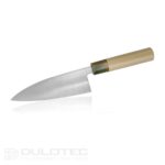 Cuțit de bucătărie Fuji Cutlery Ryutoku Deba FC-572 cu mâner din lemn de magnolie » Lanternaputernica.RO