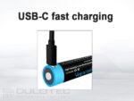 Baterie Vapcell P1422A 14500 AA de 2250 mAh și 1,5 V, cu sistem de protecție și încărcare prin USB-C » Lanternaputernica.RO