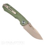 Cuțit pliant Dulotec K262-GN cu mâner din Micarta și lamă din oțel inoxidabil 14C28N » Lanternaputernica.RO