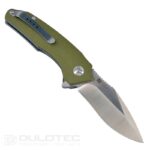 Cuțit pliant Dulotec K263-GN cu mâner din G10 și lamă din oțel D2 » Lanternaputernica.RO