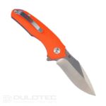 Cuțit pliant Dulotec K263-OR cu mâner din G10 și lamă din oțel D2 » Lanternaputernica.RO
