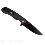 Cuțit pliant Dulotec K257-BK – mâner din G10 și lamă din oțel de scule D2 » Lanternaputernica.RO