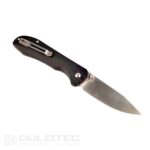 Cuțit pliant Dulotec K259 cu lamă în formă de frunză – mâner din G10 și oțel D2 » Lanternaputernica.RO