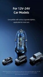 Încărcător auto, USAMS US-CC162 C31 15 W, 2 ieșiri A+A CC162CC01 » Lanternaputernica.RO