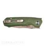 Cuțit pliant Dulotec K262-GN cu mâner din Micarta și lamă din oțel inoxidabil 14C28N » Lanternaputernica.RO