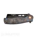 Cuțit pliant Dulotec K261-BL cu mâner din G10 cu acoperire din carbon și lamă din oțel D2 » Lanternaputernica.RO