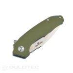Cuțit pliant Dulotec K263-GN cu mâner din G10 și lamă din oțel D2 » Lanternaputernica.RO