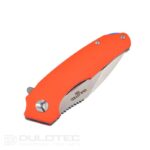 Cuțit pliant Dulotec K263-OR cu mâner din G10 și lamă din oțel D2 » Lanternaputernica.RO