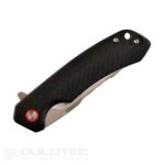 Cuțit pliant Dulotec K257 – mâner din G10 și lamă din oțel de unelte D2 » Lanternaputernica.RO