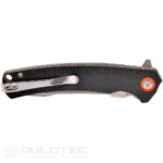 Cuțit pliant Dulotec K250-BK – mâner din Micarta și oțel de scule D2 » Lanternaputernica.RO