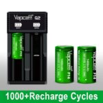 Baterie Vapcell 18350 F14, 1400 mAh, 3A » Lanternaputernica.RO