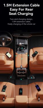 Încărcător auto, USAMS S-CC213 C40 165 W, 2 USB-C + 3 USB-A PPS, 5 ieșiri CC213CC01 » Lanternaputernica.RO