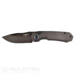 Cuțit pliant Dulotec K262-BK cu mâner din Micarta și lamă din oțel inoxidabil 14C28N » Lanternaputernica.RO