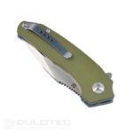 Cuțit pliant Dulotec K263-GN cu mâner din G10 și lamă din oțel D2 » Lanternaputernica.RO