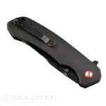 Cuțit pliant Dulotec K257-BK – mâner din G10 și lamă din oțel de scule D2 » Lanternaputernica.RO
