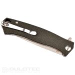 Cuțit pliant Dulotec K251-BK – mâner din Micarta și oțel pentru unelte D2 » Lanternaputernica.RO
