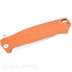 Cuțit pliant Dulotec K251-BR – mâner din Micarta și oțel pentru unelte D2 » Lanternaputernica.RO