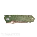 Cuțit pliant Dulotec K262-GN cu mâner din Micarta și lamă din oțel inoxidabil 14C28N » Lanternaputernica.RO