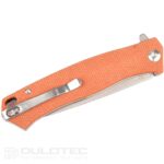 Cuțit pliant Dulotec K251-BR – mâner din Micarta și oțel pentru unelte D2 » Lanternaputernica.RO