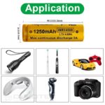 Baterie Vapcell 14500 F12, 1250 mAh, 3 A » Lanternaputernica.RO