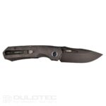 Cuțit pliant Dulotec K262-BK cu mâner din Micarta și lamă din oțel inoxidabil 14C28N » Lanternaputernica.RO