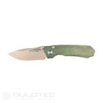 Cuțit pliant Dulotec K262-GN cu mâner din Micarta și lamă din oțel inoxidabil 14C28N » Lanternaputernica.RO