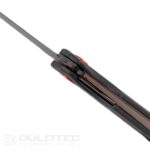 Cuțit pliant Dulotec K257-BK – mâner din G10 și lamă din oțel de scule D2 » Lanternaputernica.RO