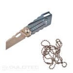 Cuțit pliabil din titan Dulotec K906 – Albastru » Lanternaputernica.RO