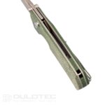 Cuțit pliant Dulotec K262-GN cu mâner din Micarta și lamă din oțel inoxidabil 14C28N » Lanternaputernica.RO