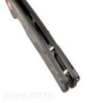 Cuțit pliant Dulotec K261-BK cu mâner din G10 cu acoperire din carbon și lamă din oțel D2 » Lanternaputernica.RO