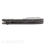 Cuțit pliant Dulotec K259 cu lamă în formă de frunză – mâner din G10 și oțel D2 » Lanternaputernica.RO