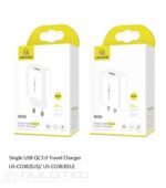 Adaptor de alimentare, USAMS T22 QC3.0 - CC83TC01 » Lanternaputernica.RO