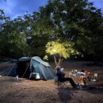 Lampa de camping Dulotec BLR2 + 2 baterii de 2000 mAh » Lanternaputernica.RO