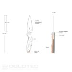 Cuțit pliant Ruike P105-K, oțel inoxidabil 14C28N » Lanternaputernica.RO