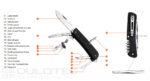 Unealtă multifuncțională RUIKE L32-B cu cuțit » Lanternaputernica.RO