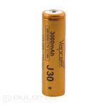 Baterie Vapcell J30 18650, 3000 mAh, 15 A/25 A, cu polul pozitiv proeminent » Lanternaputernica.RO