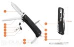 Instrument multifuncțional Ruike LD32B cu cuțit – 13 instrumente » Lanternaputernica.RO